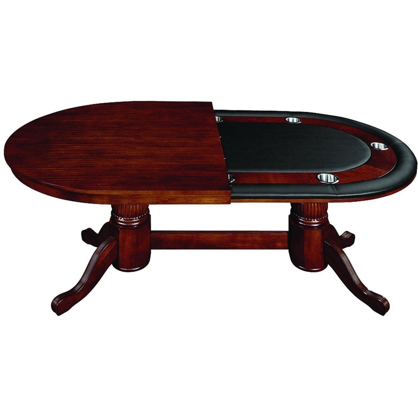 RAM Game Room 84" Texas Holdem Oval Poker Table 8 Person - Just Poker Tables