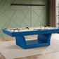 Hudson 8 ft slate pool table with solid wood construction in professional home game room setup