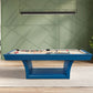 Hudson 8 ft slate pool table with solid wood construction in professional home game room setup