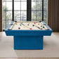 Hudson 8 ft slate pool table with solid wood construction in professional home game room setup