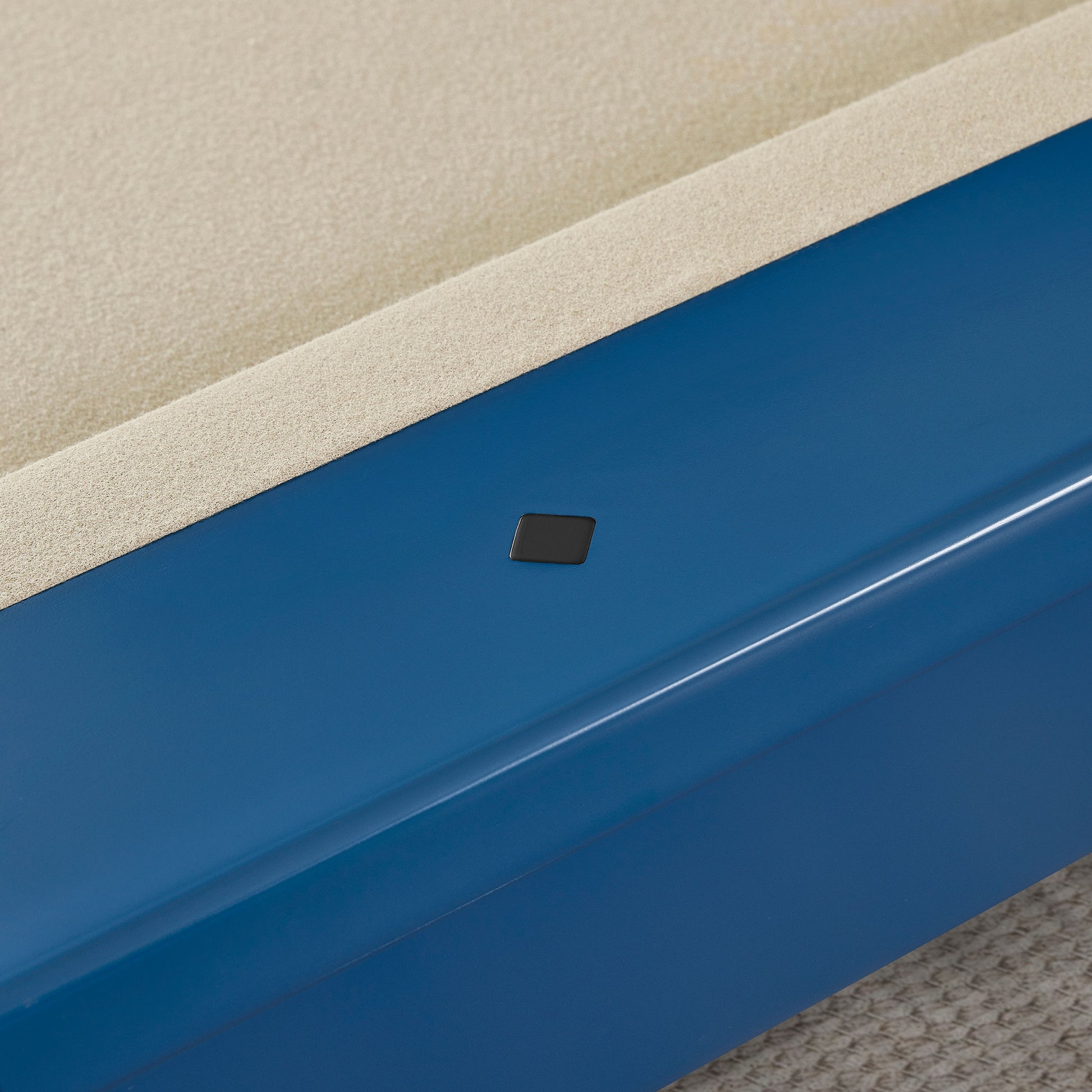 Hudson 8 ft slate pool table with solid wood construction in professional home game room setup