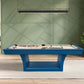 Hudson 8 ft slate pool table with solid wood construction in professional home game room setup