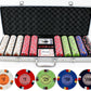 JP Commerce Lucky Horseshoe 500 Piece Casino Poker Chips Set 13.5 Gram - Just Poker Tables