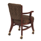 Darafeev Club Chair with Casters - Just Poker Tables