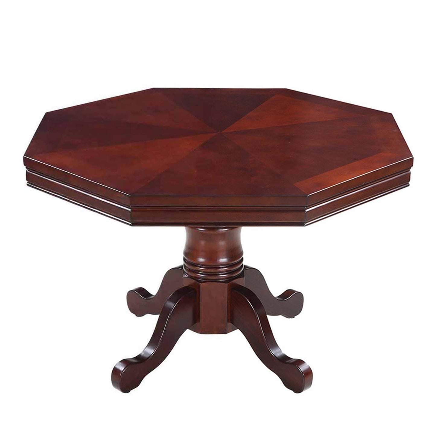 Hathaway Kingston Walnut Octagon 3 in 1 Poker Table - Just Poker Tables