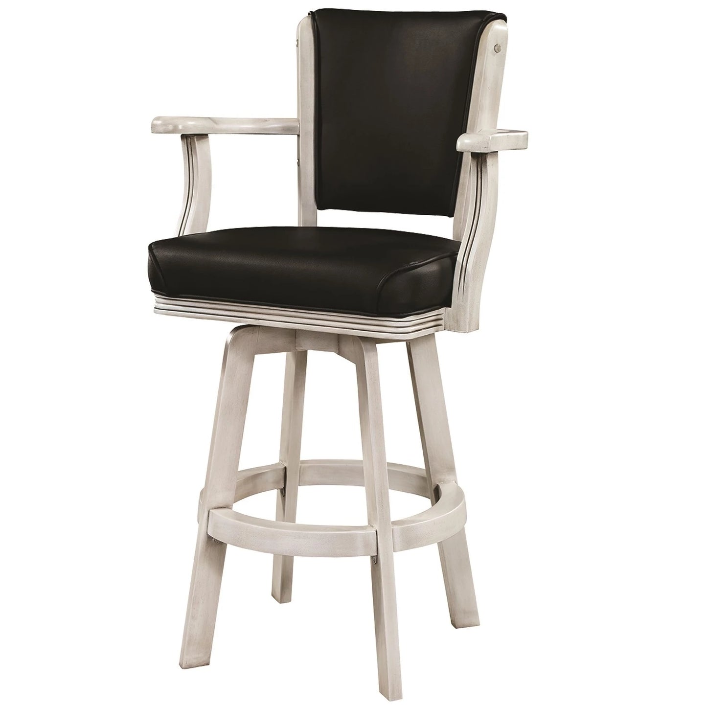 RAM Game Room Swivel Barstool with Arms Set - Just Poker Tables
