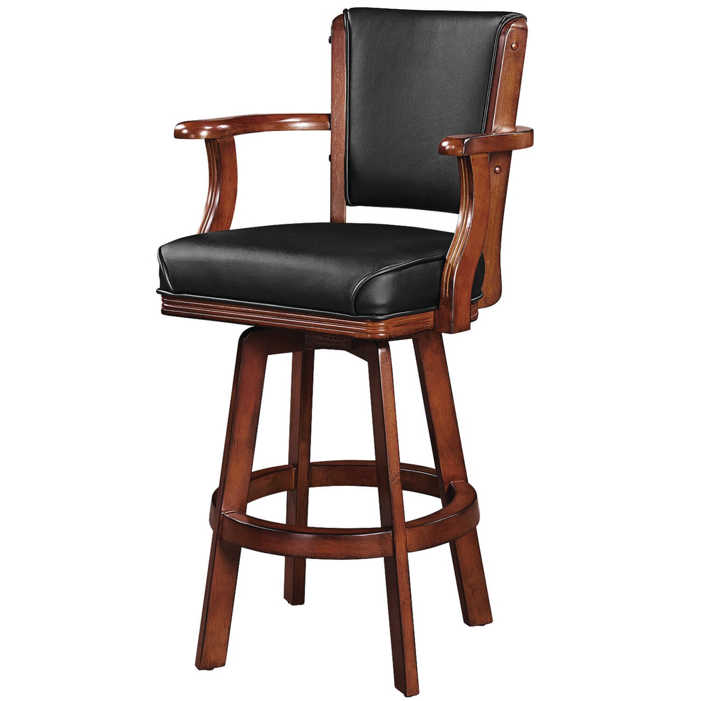 RAM Game Room Swivel Barstool with Arms Set - Just Poker Tables