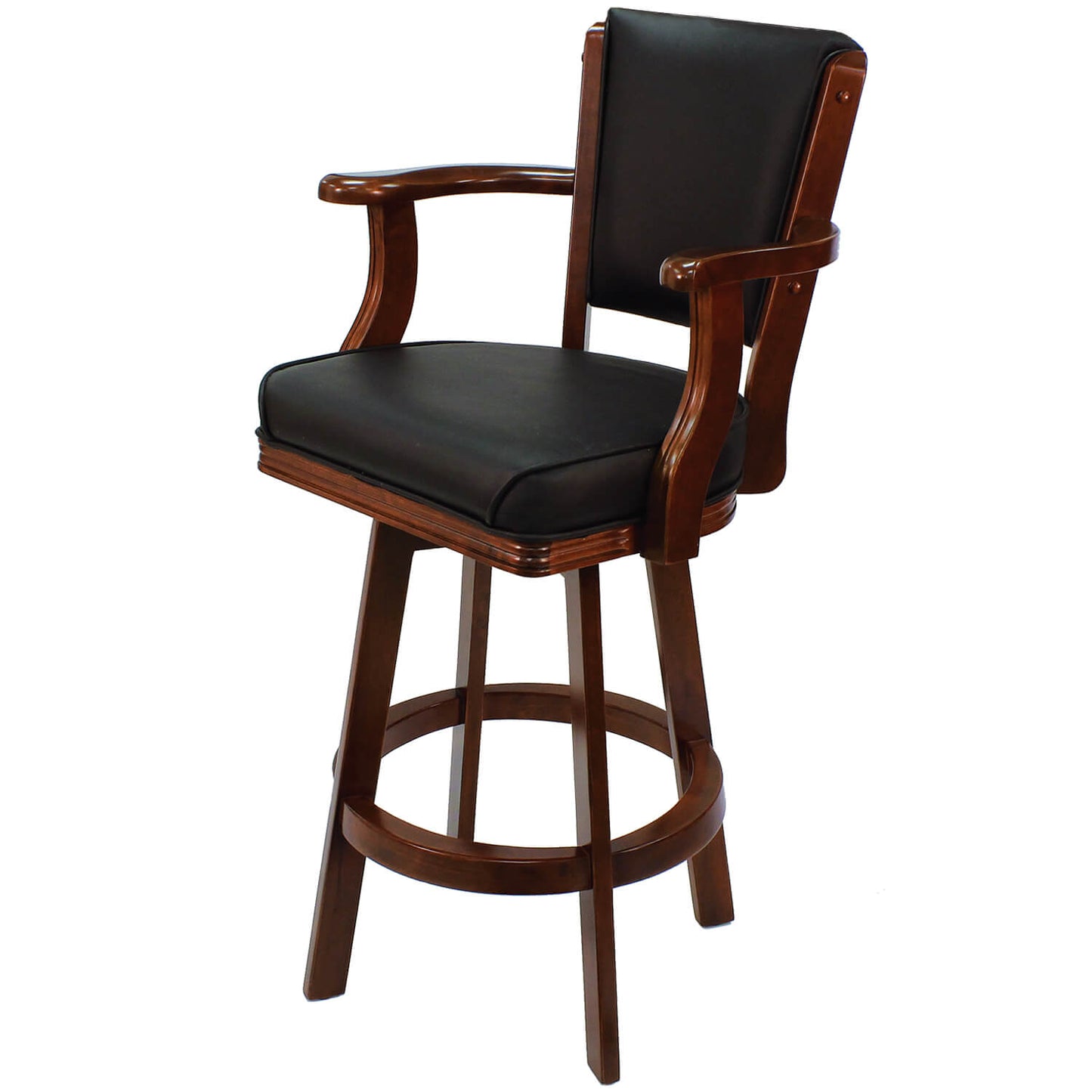 RAM Game Room Swivel Barstool with Arms Set - Just Poker Tables