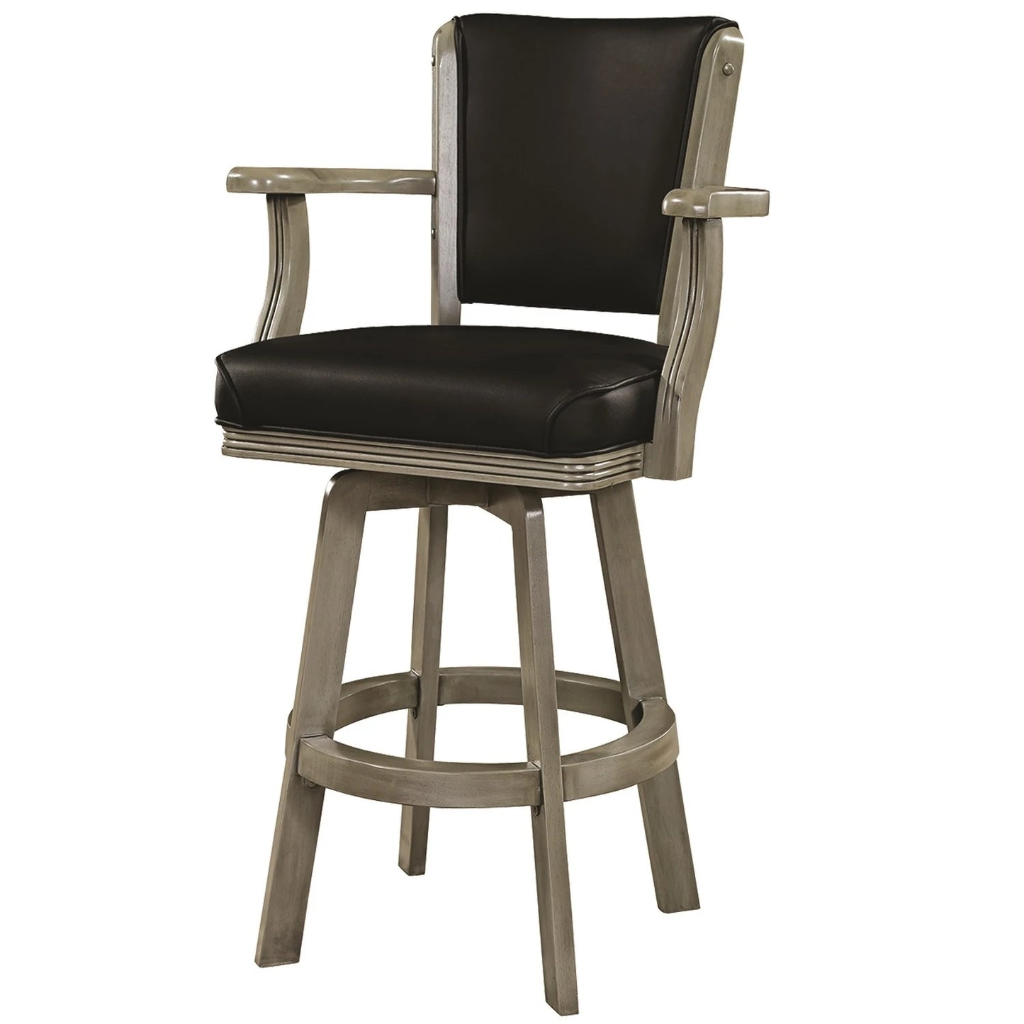 RAM Game Room Swivel Barstool with Arms Set - Just Poker Tables