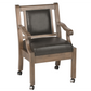 Darafeev Duke Club Chair with Casters - Just Poker Tables