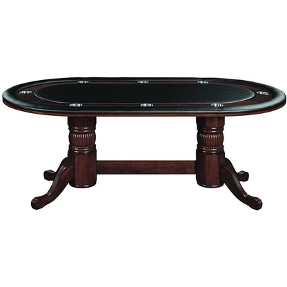 RAM Game Room 84" Texas Holdem Oval Poker Table 8 Person - Just Poker Tables