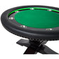 BBO Poker Tables Ginza LED Black Round Poker Table 8 Person - Just Poker Tables