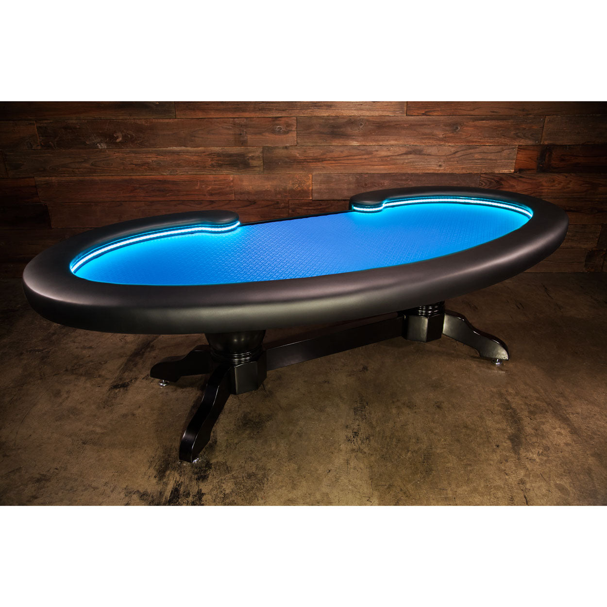 BBO Poker Tables Lumen HD LED Poker Table Black 10 Person and Dealer - Just Poker Tables