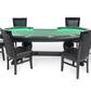 BBO Poker Tables Lumen HD LED Poker Table Black 10 Person and Dealer - Just Poker Tables