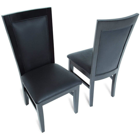 BBO Poker Tables Black Gloss Classic Poker Dining Chair Set - Just Poker Tables