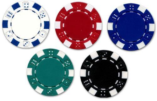 JP Commerce Dice 500 Piece Casino Poker Chips Set Clay 11.5 Gram - Just Poker Tables