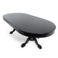 BBO Poker Tables Elite Alpha LED Black Oval Poker Table