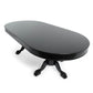 BBO Poker Tables Elite Black Oval Poker Table 10 Person - Just Poker Tables