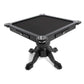 BBO Poker Tables Levity Black Square Poker Game Table 4 Person - Just Poker Tables