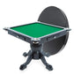 BBO Poker Tables Levity Black Square Poker Game Table 4 Person - Just Poker Tables