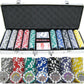 JP Commerce Casino Royale 500 Piece Poker Chips Set Clay 13.5 Gram - Just Poker Tables