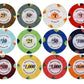 JP Commerce Monaco Casino 500 Piece Poker Chips Set Clay 13.5 Gram - Just Poker Tables