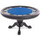 BBO Poker Tables Nighthawk Black Round Poker Table 8 Person - Just Poker Tables