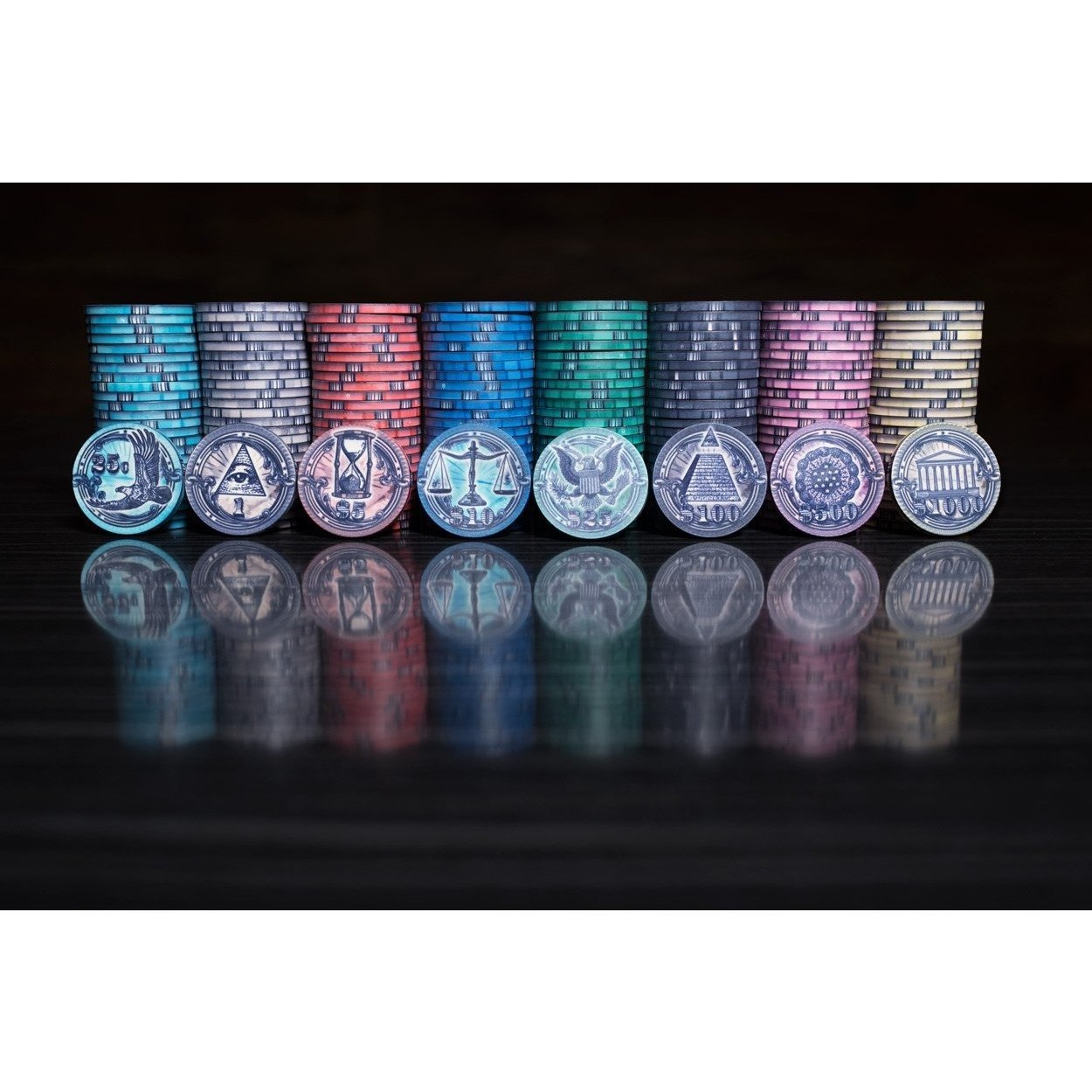 BBO Poker Tables The Mint 500 Piece Premium Poker Chips Set 10 gram - Just Poker Tables