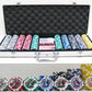 JP Commerce High Roller 500 Pc Casino Poker Chips Set Clay 13.5 Gram - Just Poker Tables