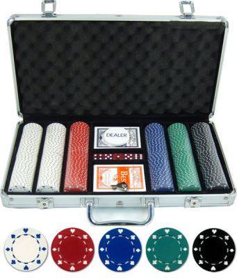 JP Commerce Suited Style Casino 300 Piece Poker Chips Set 11.5 Gram - Just Poker Tables