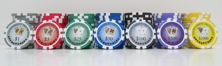 JP Commerce Tournament Series 500 Pc Casino Poker Chips Set 11.5 Gram - Just Poker Tables