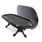 BBO Poker Tables Elite Black Oval Poker Table 10 Person - Just Poker Tables